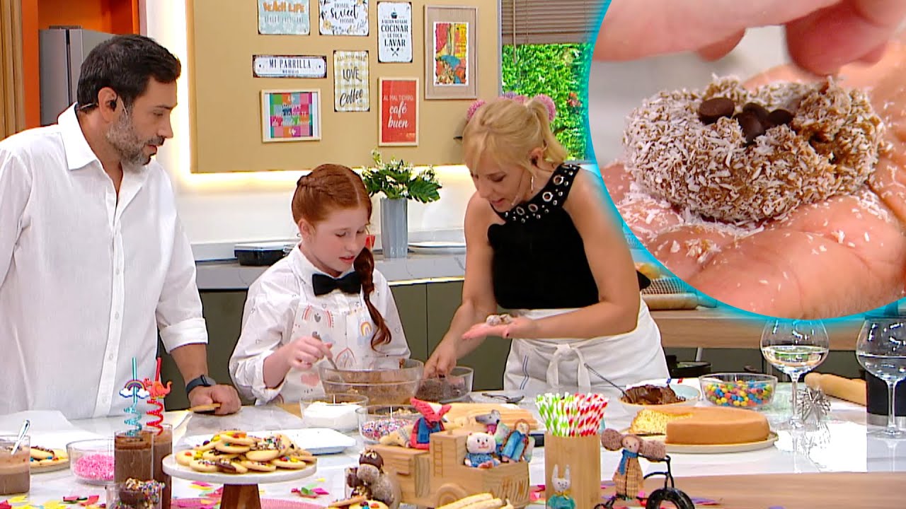 ¡Para los chicos! Receta de trufas para cocinar en familia en casa, ¡con ingrediente secreto!