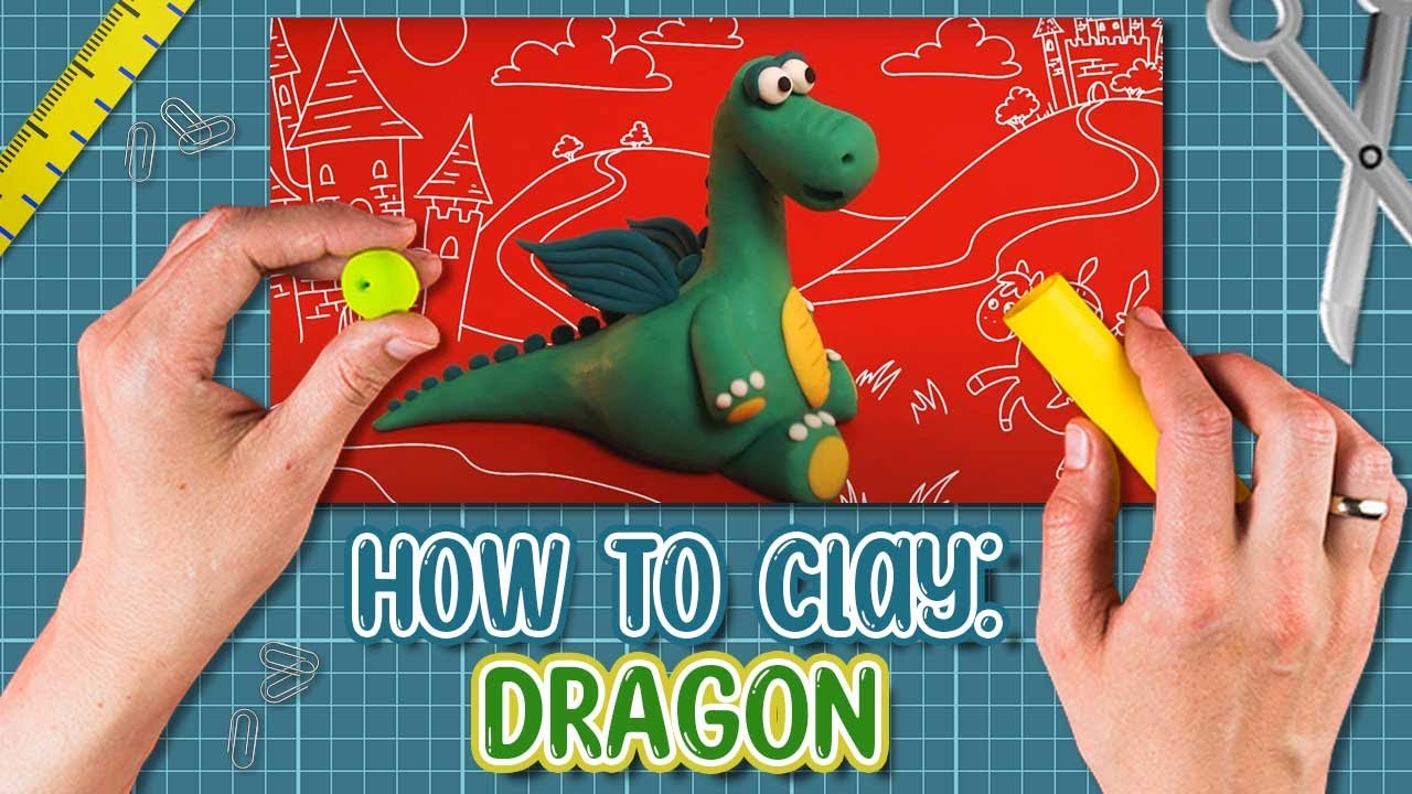 🐉 How to MAKE A DRAGON with CLAY - EASY Dragon Tutorial