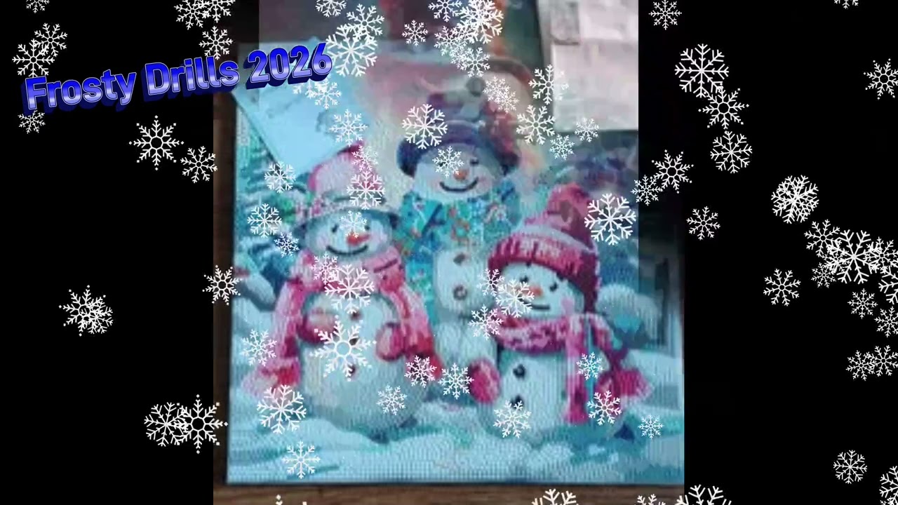 Diamond Painting 💎 Paint with me 🖊️ Frosty Drills 2026 ❄️🥶🖊️ DIA-Show