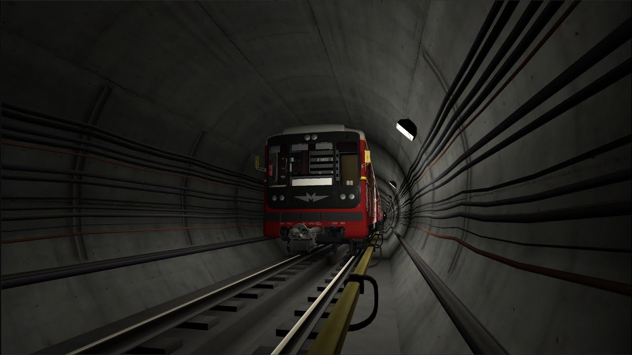 Играю в Garry's Mod Metrostroi.  Серия 1(один). Споллер: я умудрился пропустить последнюю станцию.