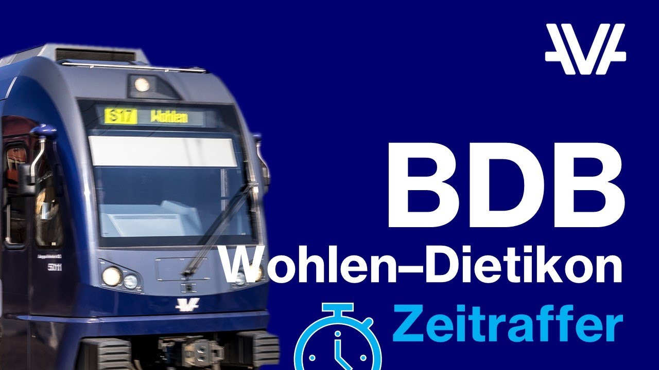 Timelapse: Im Führerstand von Wohlen nach Dietikon (S17)