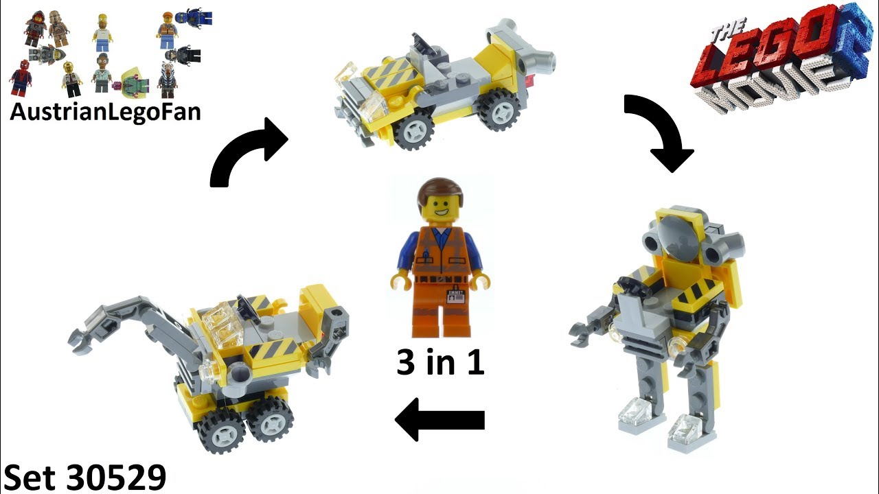 Lego Movie 2 30529 Mini Master-Building Emmet Speed Build