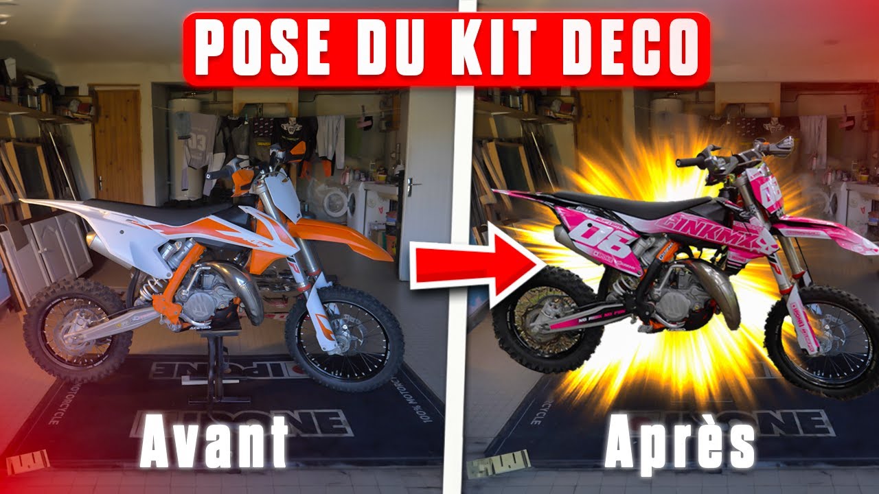ON POSE LE KIT DÉCO DE LA 85 SX ! by Linkmx
