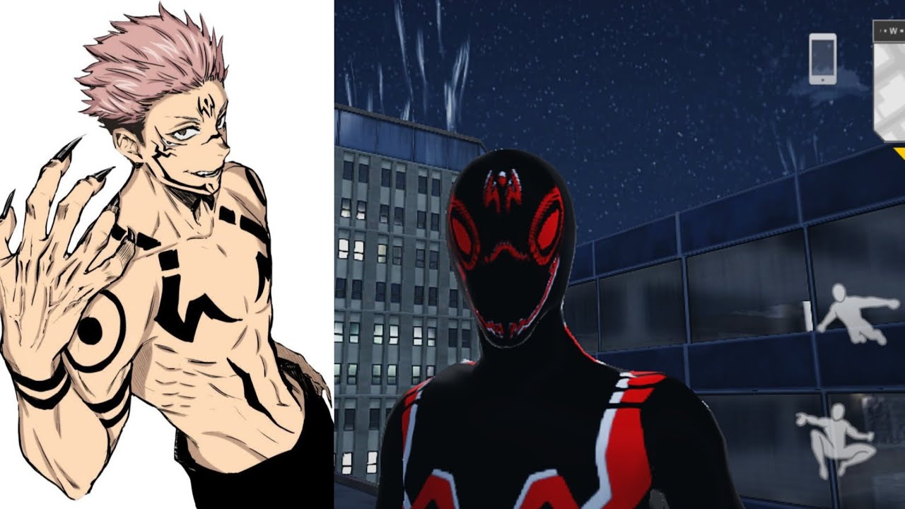 Game: spider-fuser, I created an another suit, now im presenting to you THE RYOMEN SPIDER-KUNA SUIT.