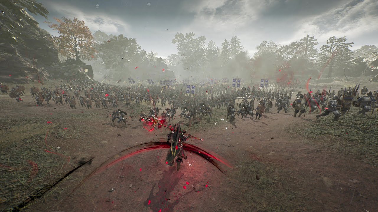 三國無双origins 長坂の戦い劉備軍　曹操大軍団殲滅　超boss呂布式様