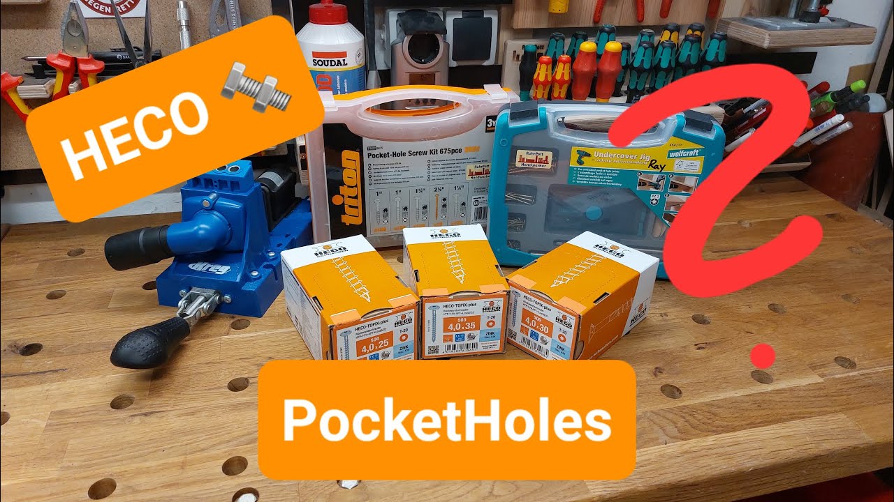 HECO-Schrauben 🔩 für PocketHoles?