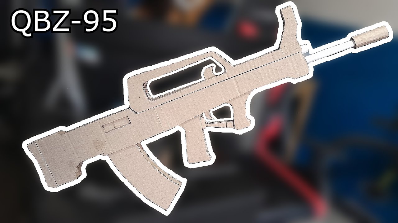 Como hacer una QBZ-95 de cartón