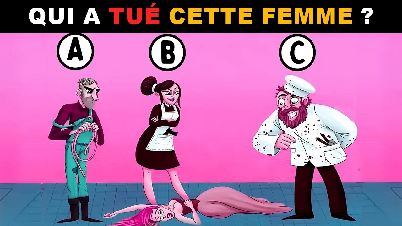 99% échouent à ce quiz d'énigmes! Fais-tu partie des 1% qui réussiront? 🧠🔥
