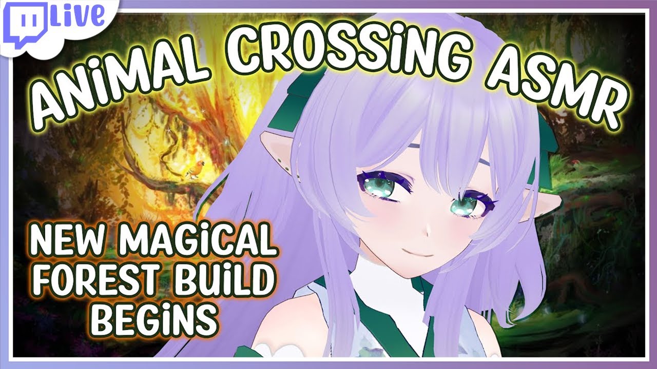 【 ASMR 】Animal Crossing New Horizons Making Magical Forest | MissFushi ASMR Twitch