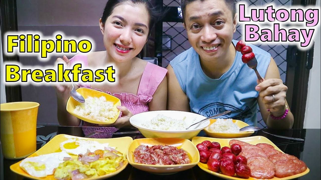 Lutong Almusal Mukbang (Corned Beef, Hotdog, Egg, Luncheon Meat)