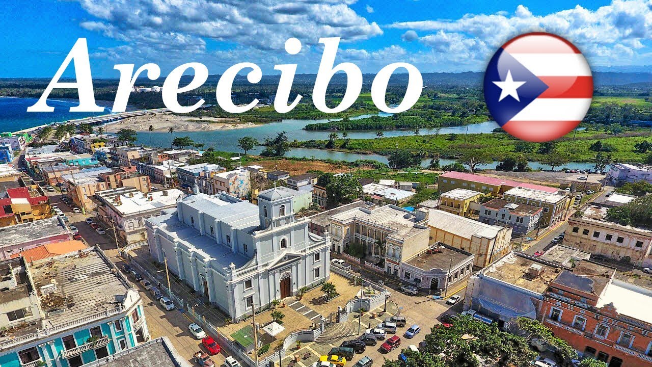 Аресибо, Пуэрто-Рико, с воздуха, 2019 г.