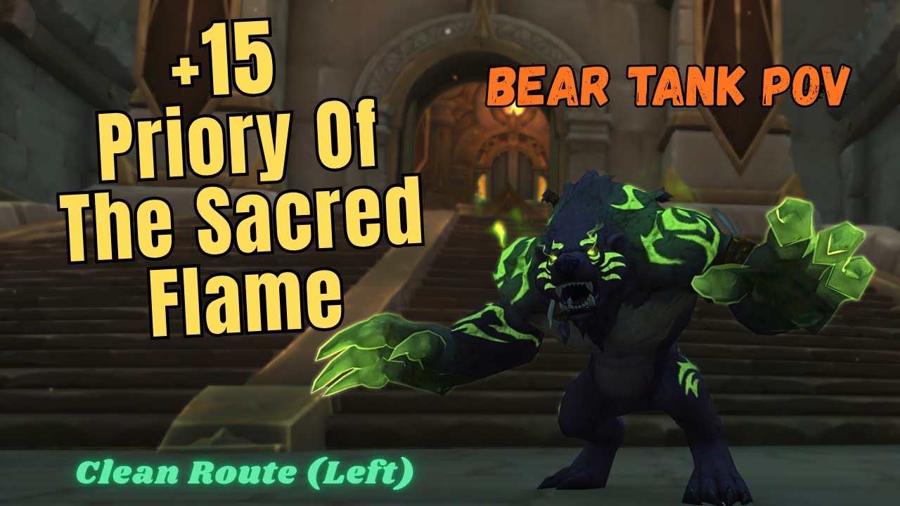 Guardian Druid M+ | +15 Priory of the Sacred Flame | Bear Tank