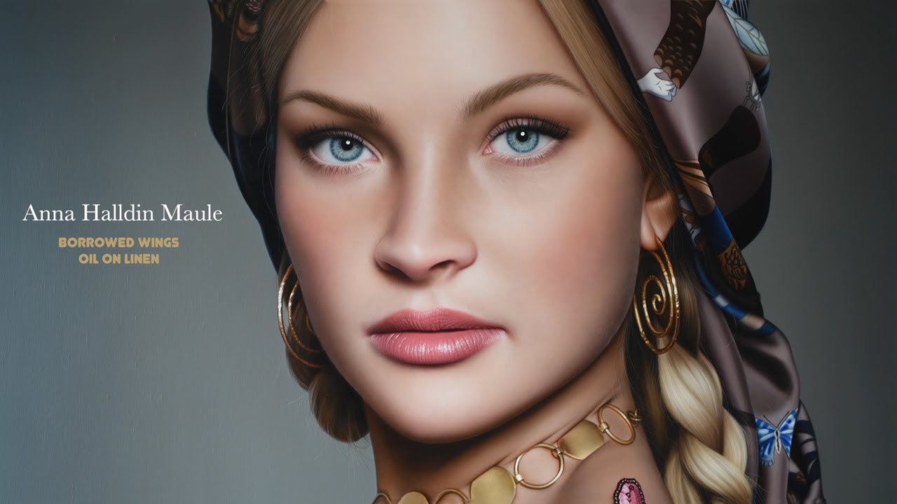 Borrowed Wings, behind the scenes creation of a new oil painting from Anna Halldin Maule.