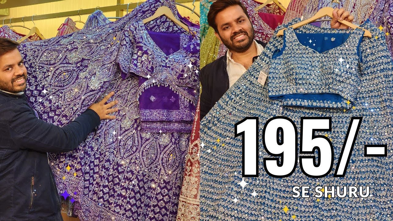 सबसे सस्ते PHIRSE एकदम LATEST VIRAL लहंगे 😍 DURGA CLOTHING CHANDNI CHOWK 2023 #meesho #sarojininagar