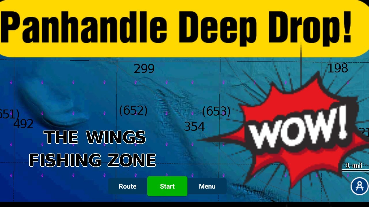 DEEP DROP FISHING SPOTS MAP: Florida Gulf Panhandle