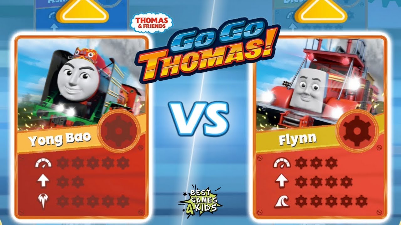 Thomas & Friends: Go Go Thomas 2.0 |  NEW ENGINES, MORE RACING: YONG BAO Vs FLYNN By Budge