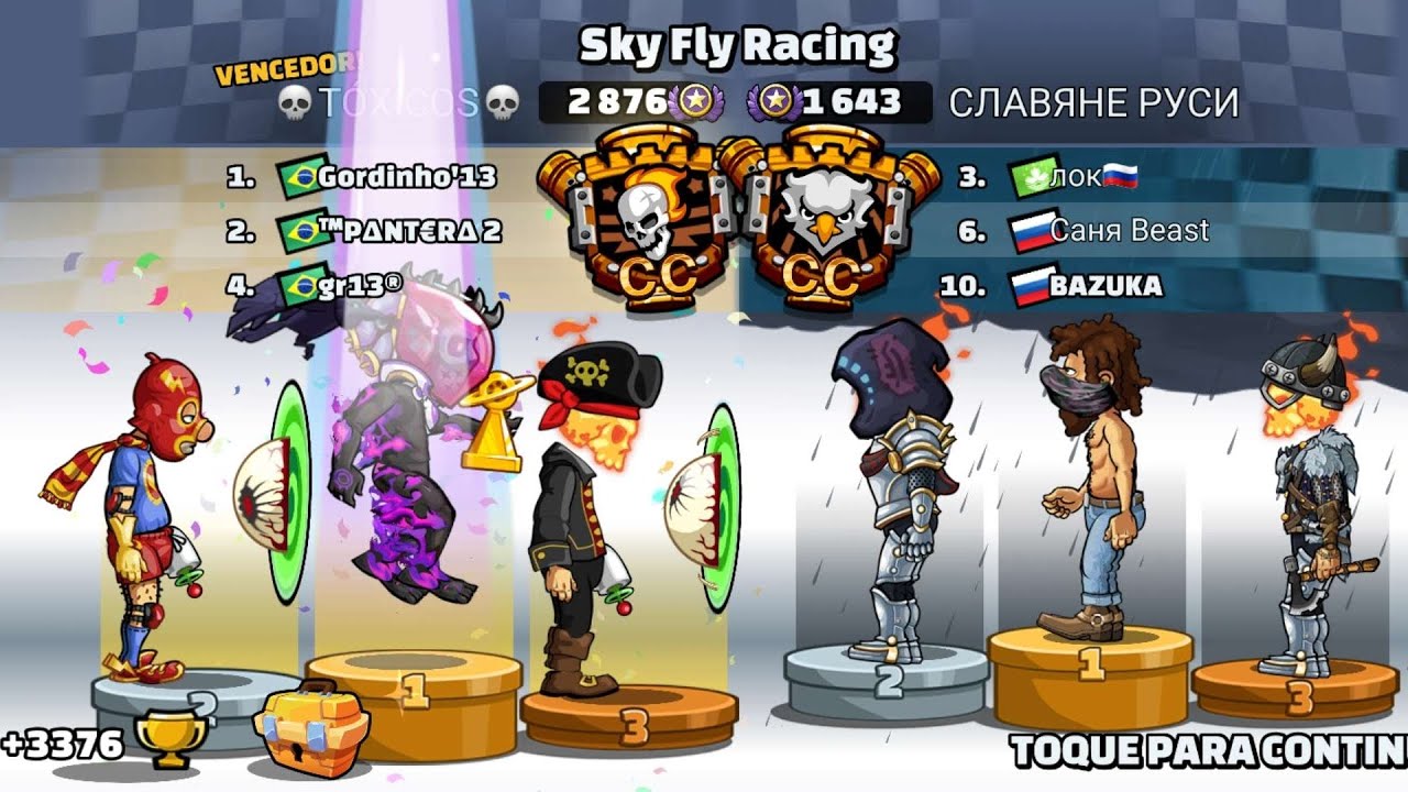 |HCR2| 55.291 Batalha entre equipes! Sky Fly Racing...