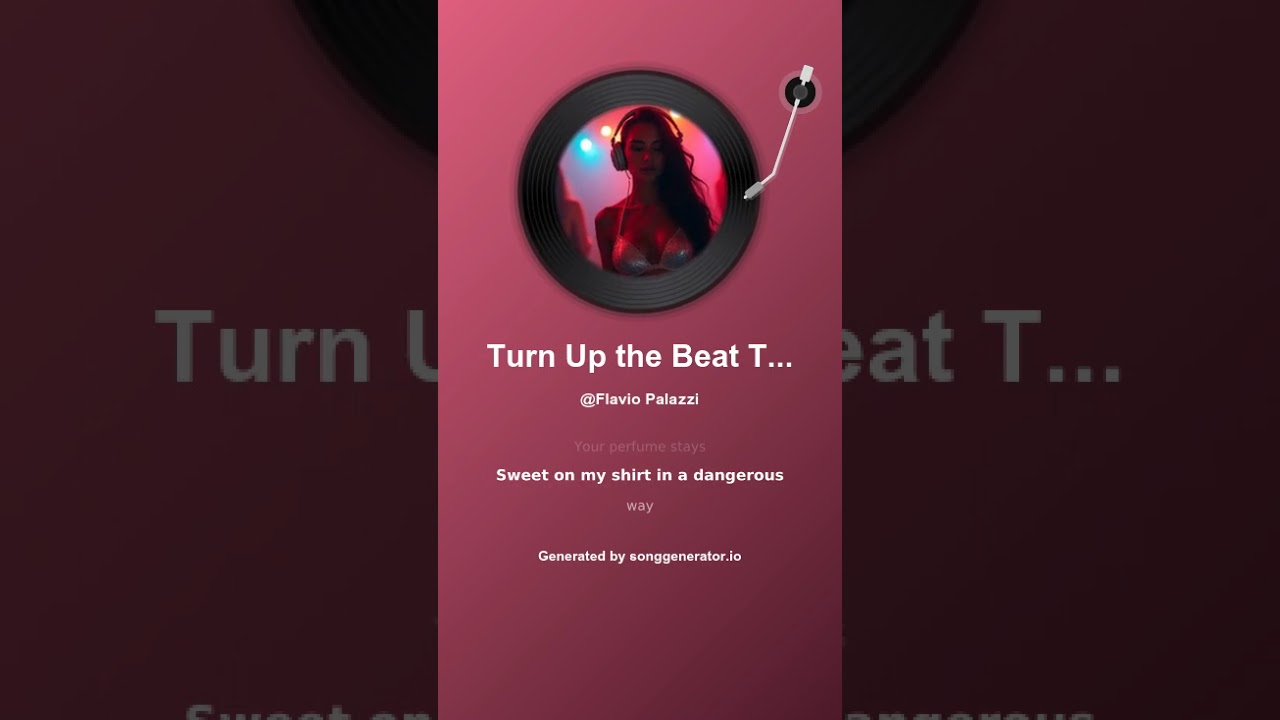Turn Up the Beat Tonight