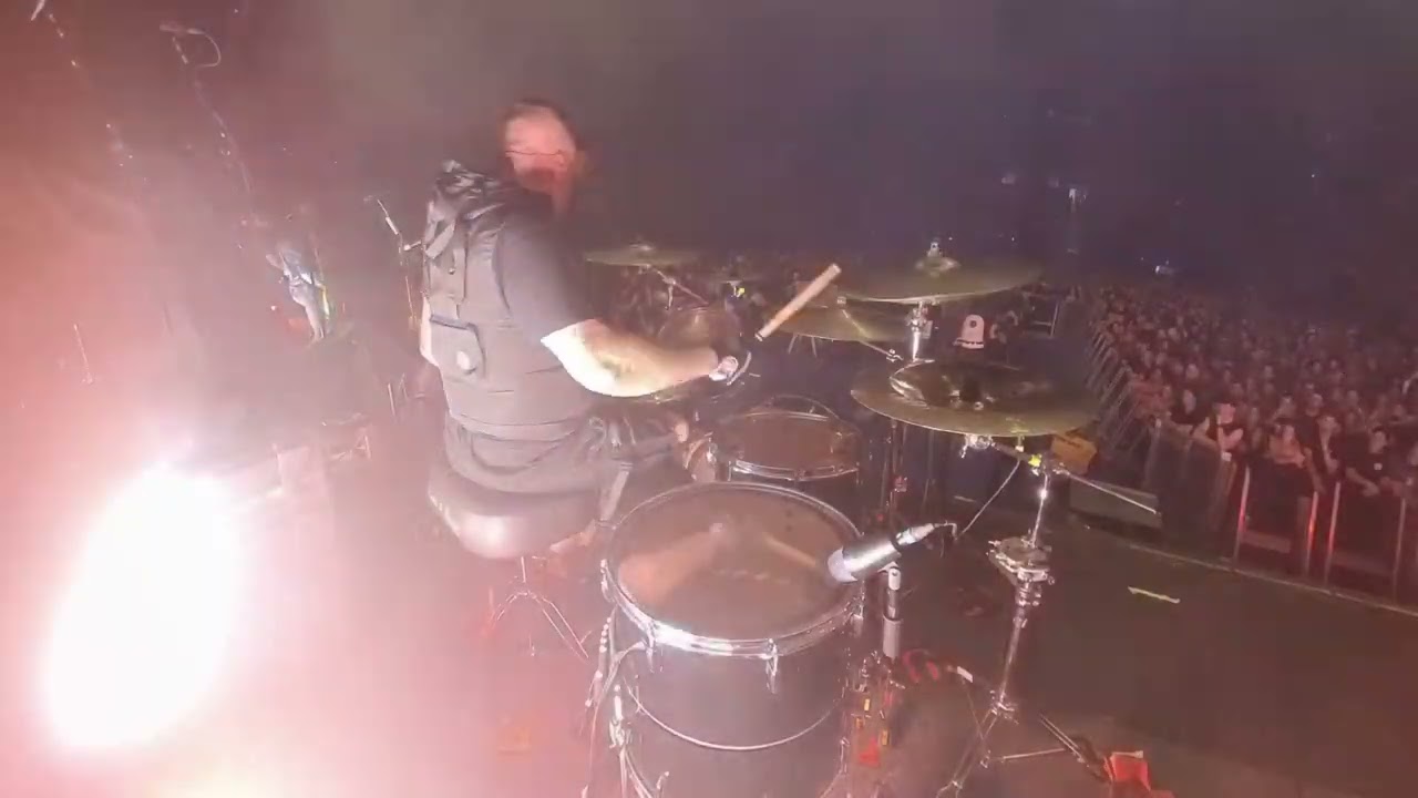 The Ghost Inside - “Pressure Point” Drum Cam Perth, Australia at RAC Arena