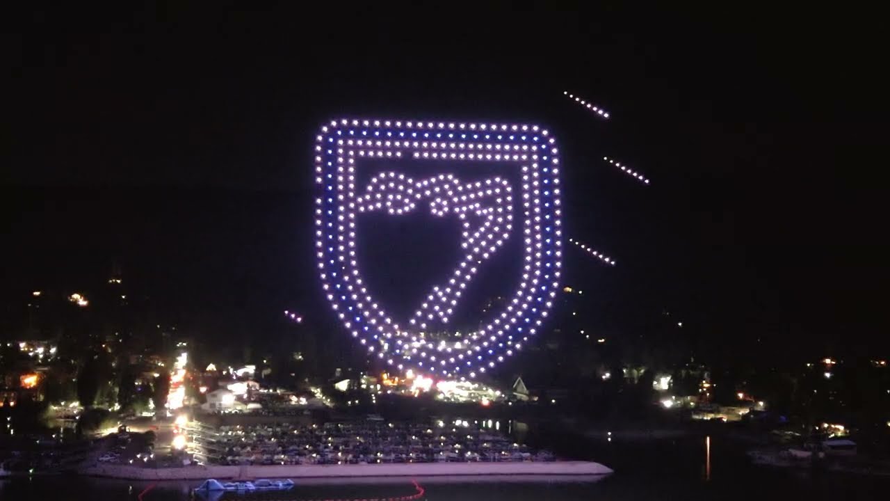 Big Bear Lake's DRONE SHOW Was Incredible! | Labor Day 2025