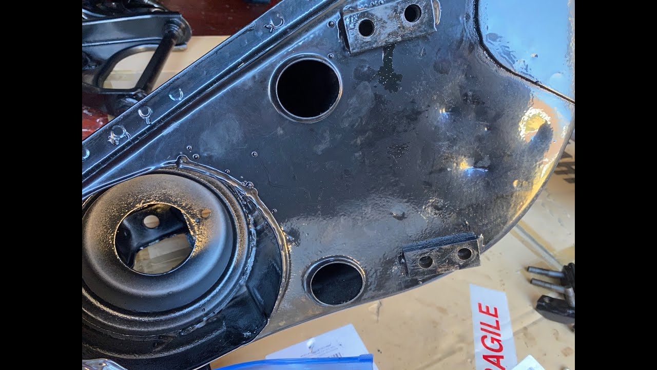 Sunbeam Alpine: Overcoming stripped captive nuts in the front cross member