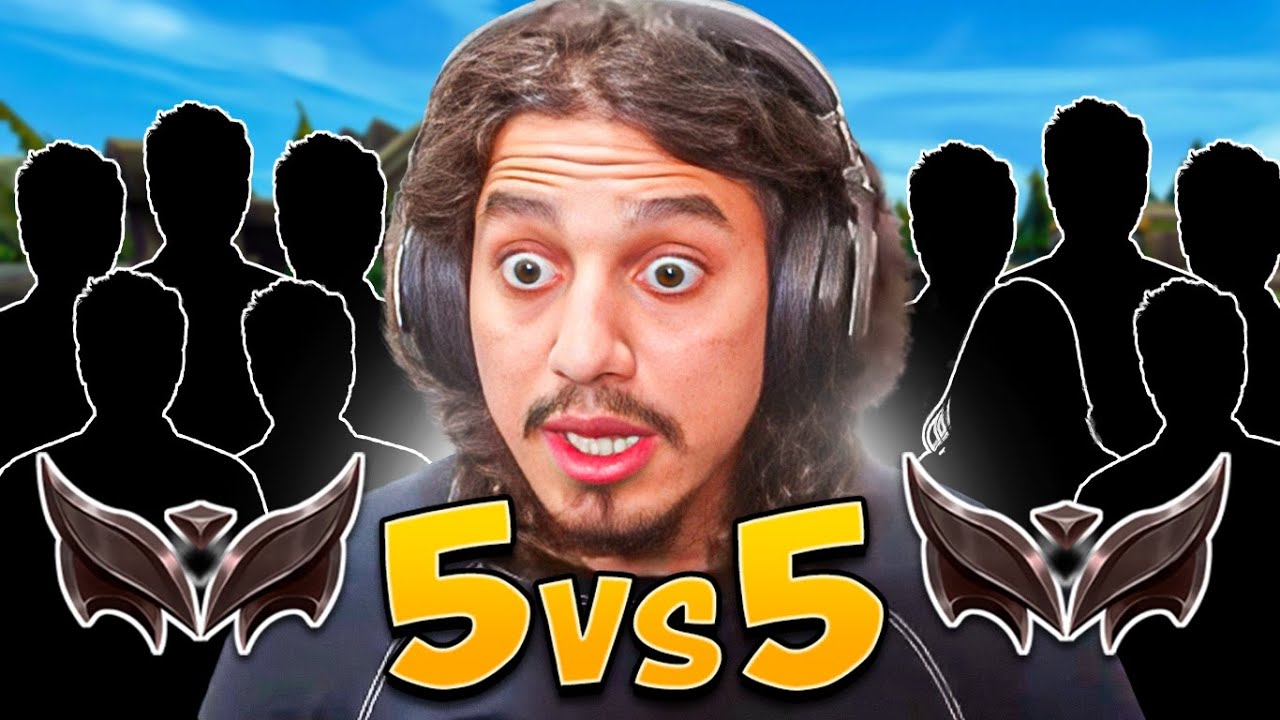 FIZ UM 5v5 DE FERROS ENTRE OS MEUS VIEWERS E FOI INSANO!