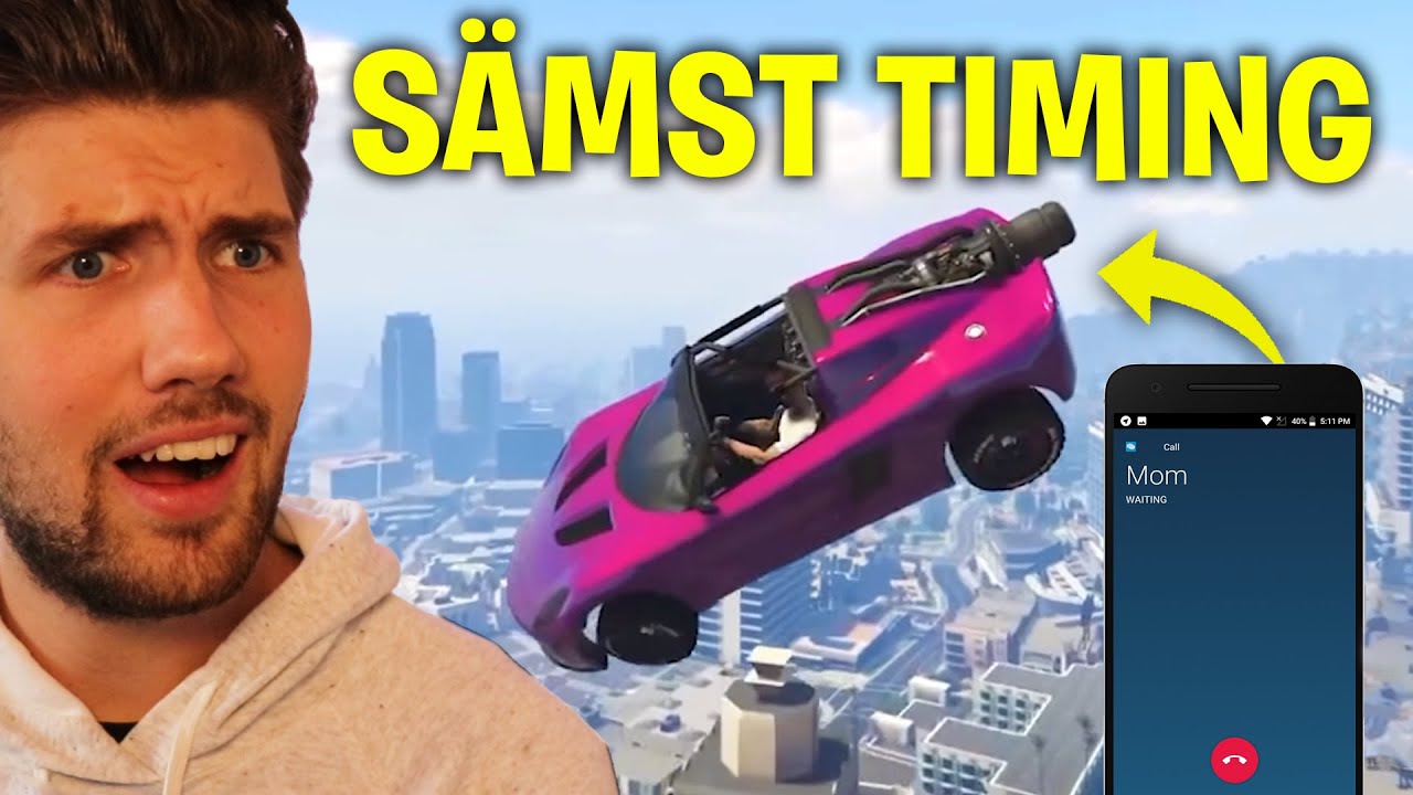 DEN SÄMSTA TIMINGEN FÖR ETT TELEFONSAMTAL I GTA 5?! *REAGERAR PÅ DE BÄSTA KLIPPEN & FUNNY MOMENTS!*