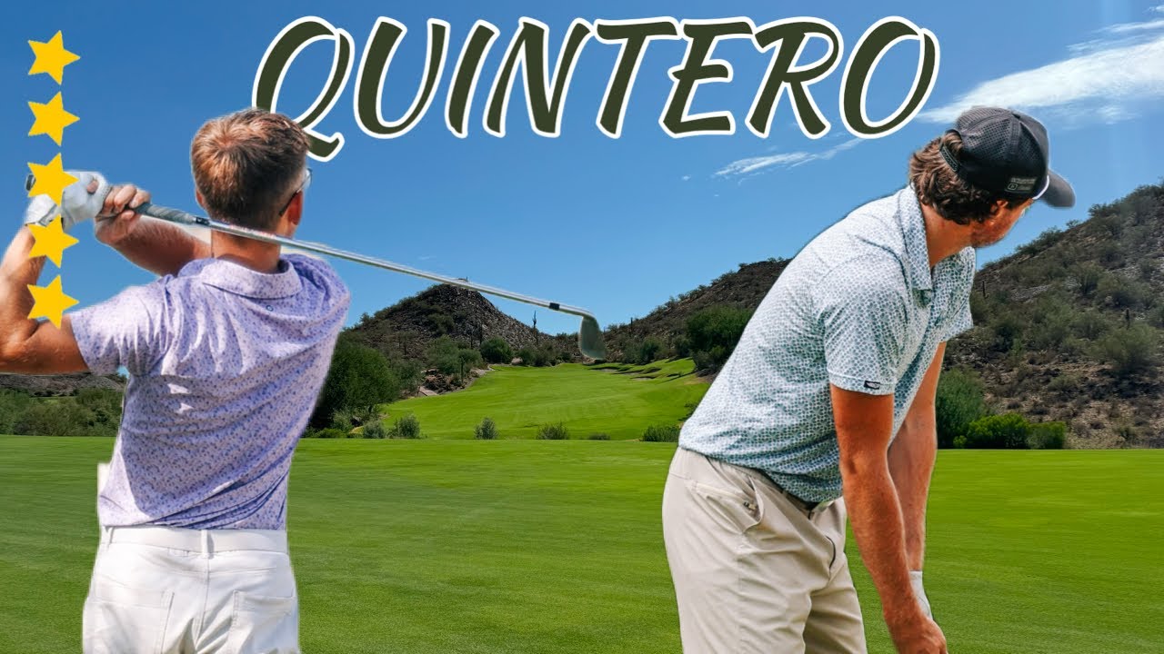 Playing The #1 Golf Course In ARIZONA | 18 Holes at Quintero Golf Club!