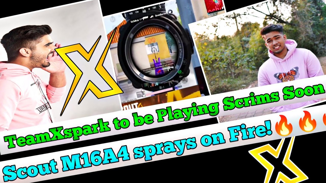 Txspark to be playing scrims very soon| scout best sprays ever! #bgmi #scout # #mavi