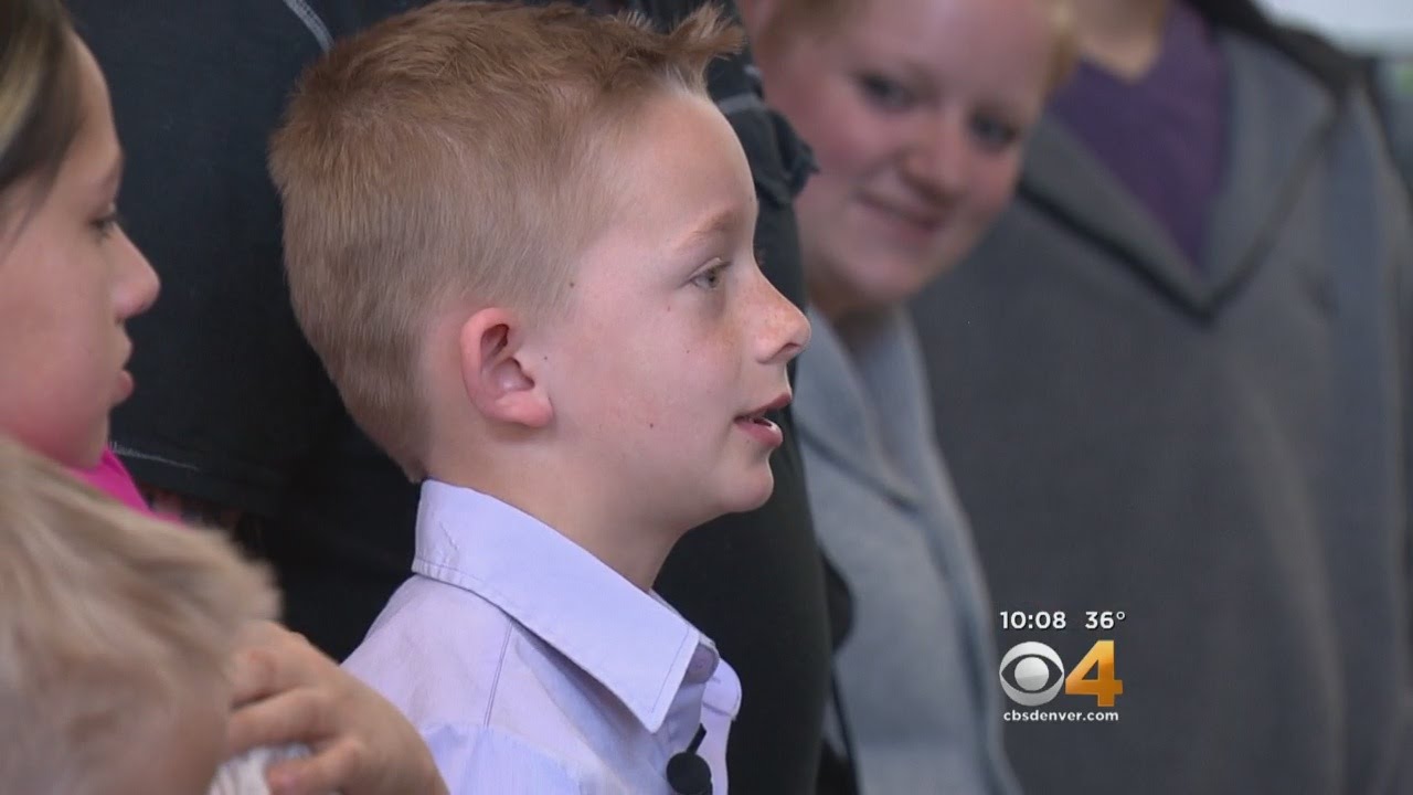 Child Thanks Firefighters Who Saved His Life