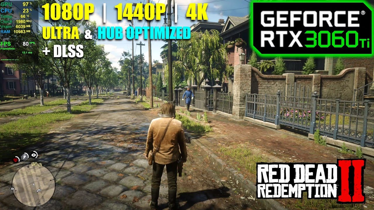 RTX 3060 Ti | Red Dead Redemption 2 — оптимизация Ultra и HUB / протестировано DLSS