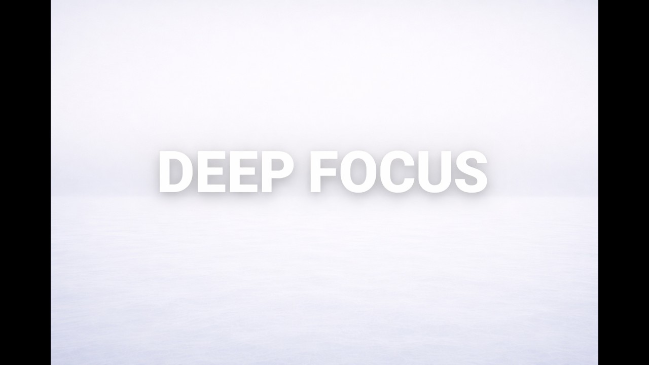NO BEATS • Deep Focus — Snow & Wind Acoustic Ambient (Soft Strings)