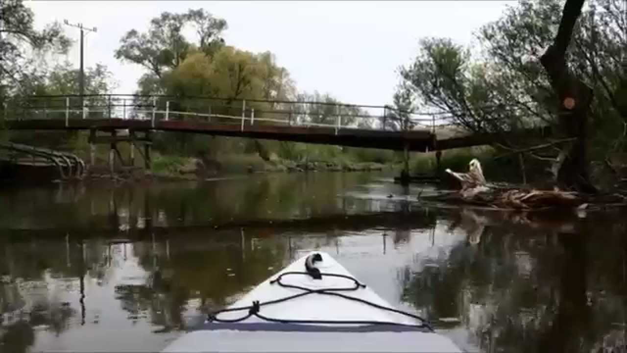 Kajakami po rzece Wieprz.
