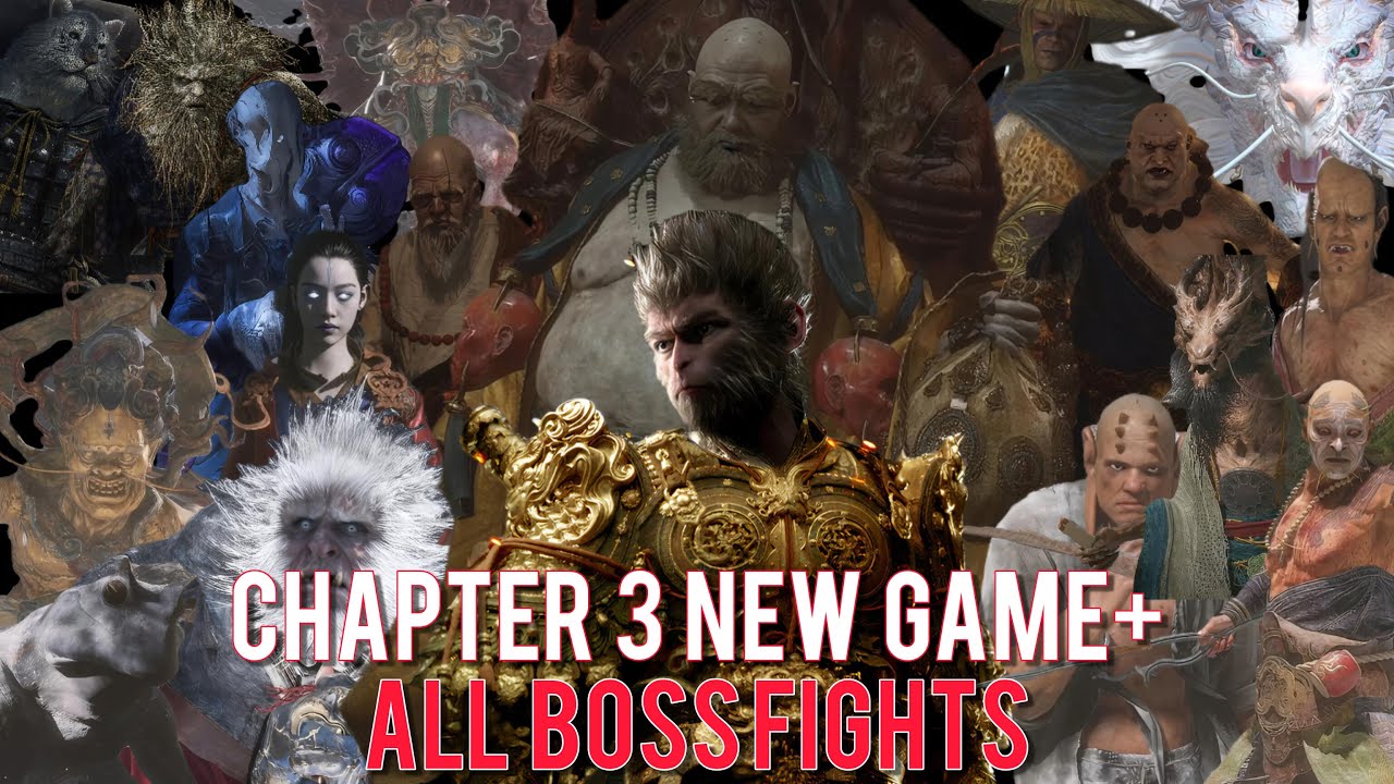 Chapter 3 All 19 Bosses Fights Brutally Crushed New Game+ Carnage | Black Myth Wukong