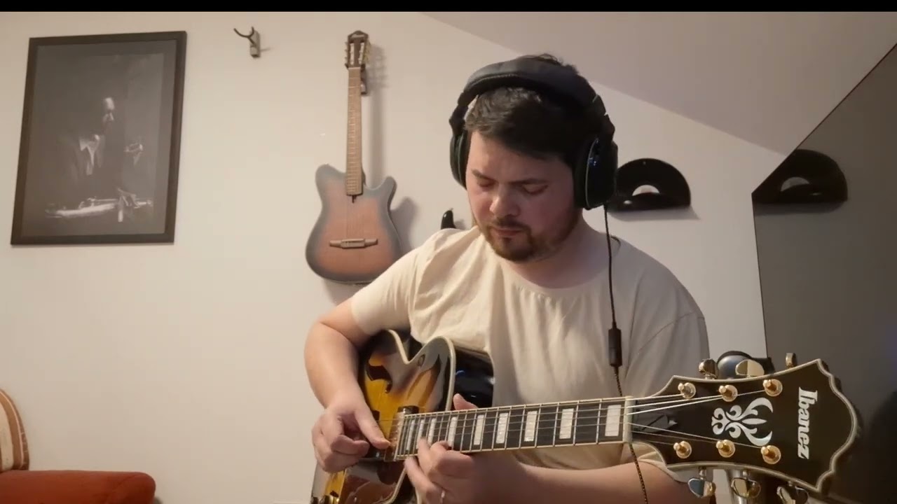 Guitar Loop, Ballad on Ibanez AF95FM and DV Mark Little Jazz