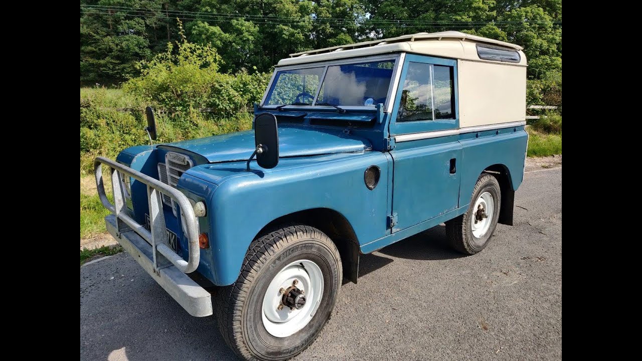 Land Rover Series 3 walkaround and test drive. Perkins 4.203