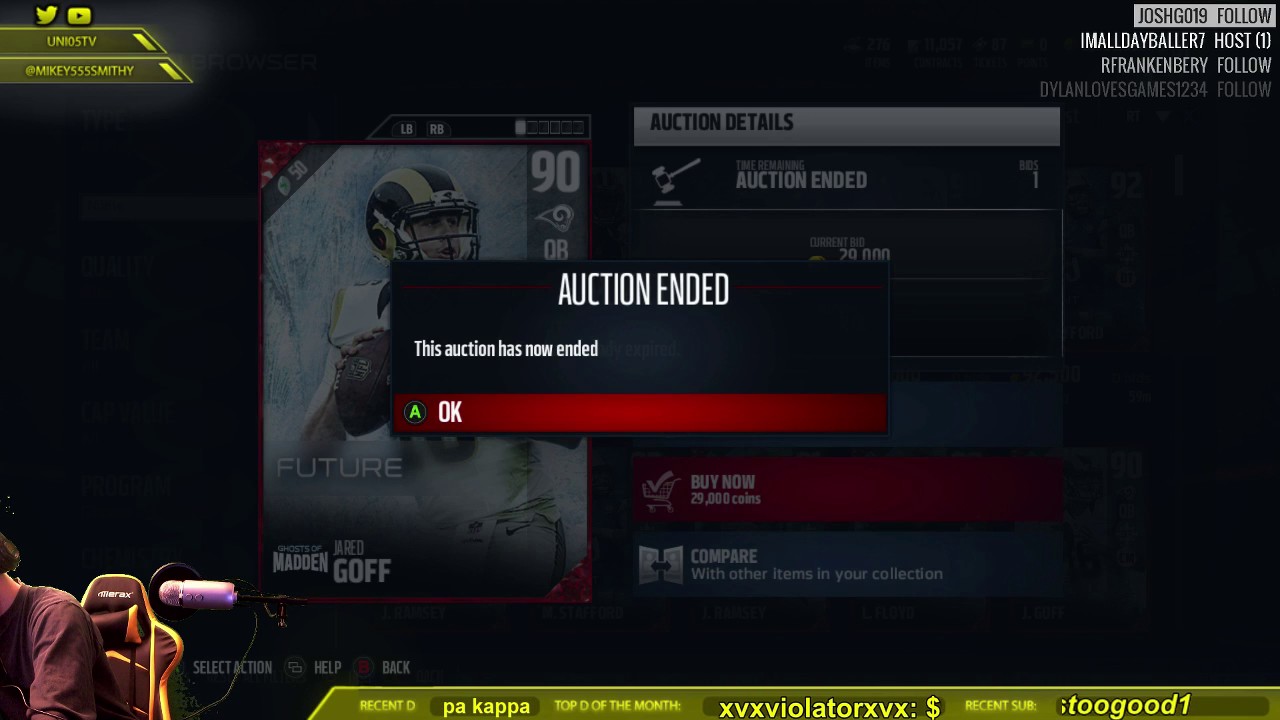 MUT 17 HUGE MISSED SNIPE!!! (NO SOUND)