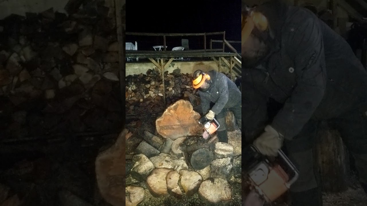 Sachs Dolmar 102 Classic West German 39cc Chainsaw. Starting and running and cutting.