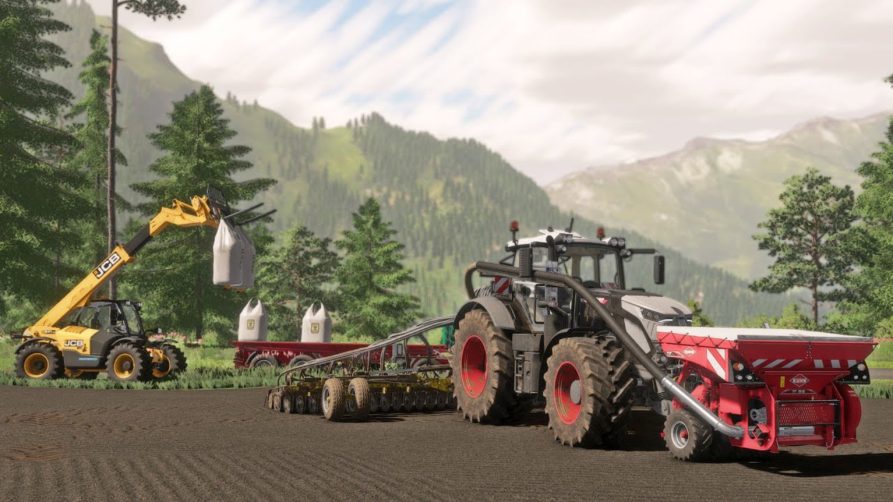 Landwirtschafts Simulator 22 / Map Erlengrat Edit /#153 Gerste säen mit Fendt 942, Claas Axion, JCB