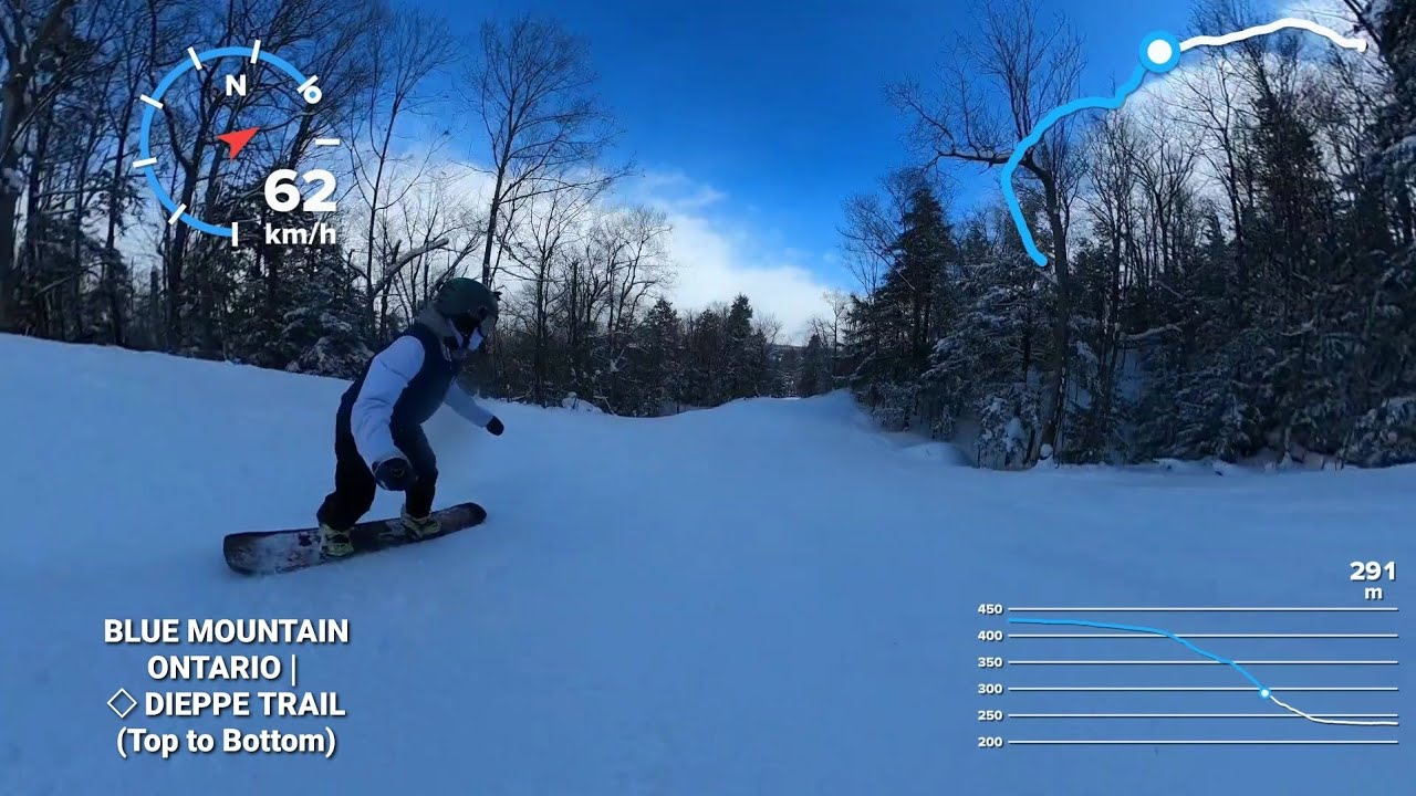 Blue Mountain Ontario | ◇ DIEPPE Trail (Top to Bottom)