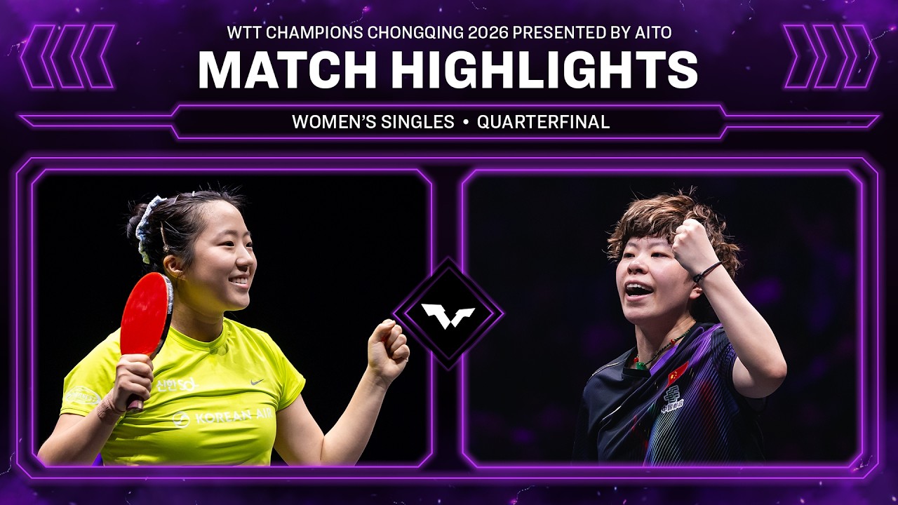 Shin Yubin vs Wang Yidi | WS QF | #WTTChongqing 2026 