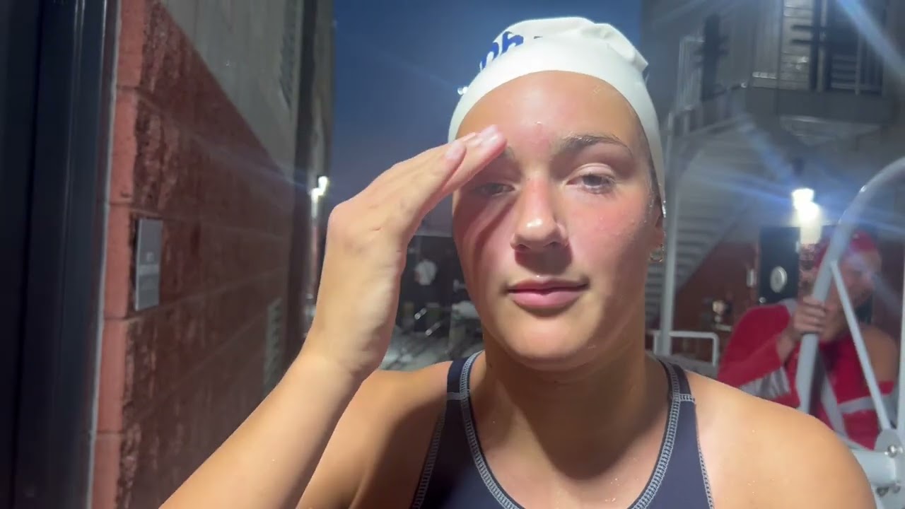 Kennedy Fahey of Newport Harbor Girls Water Polo on Division 1 Regional Semifinal Loss at Mater Dei