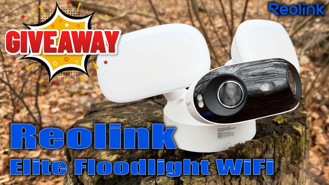 Giveaway -  Reolink Elite Floodlight WIFI Kamera #reolink #giveaway #auslosung #verlosung