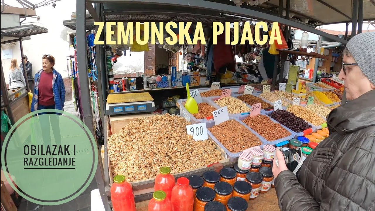 Zemunska pijaca, obilazak i razgledanje u 4K kvalitetu