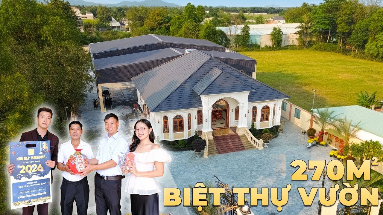 SIÊU PHẨM ! NHÀ VƯỜN TUYỆT ĐẸP TẠI CỦ CHI DO MAXHOME THIẾT KẾ XÂY DỰNG