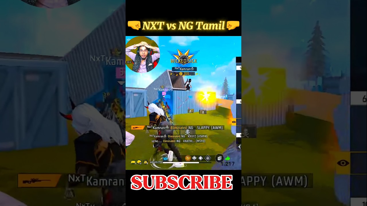 NXT KAMRAN Impossible clutch.🫨😱 NXT vs NG Tamil🤛 #shorts #awmking #tournament #gaming #shortsfeed
