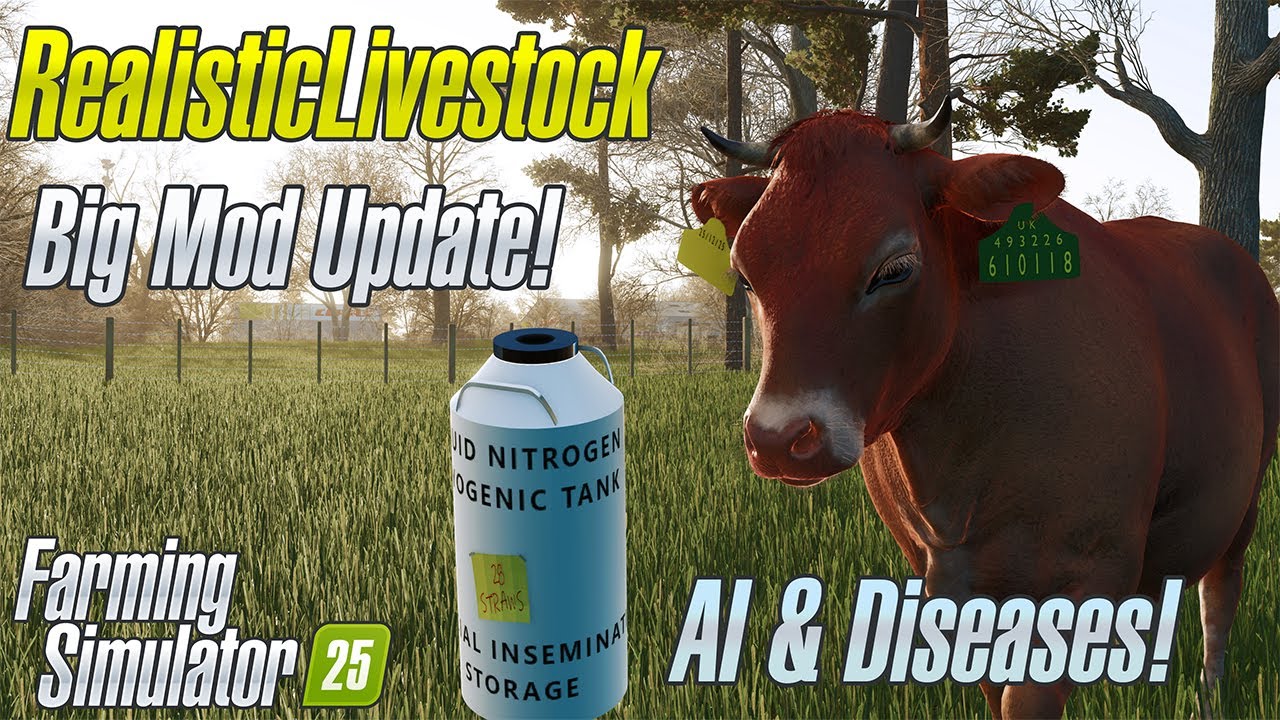 Artificial Insemination & Diseases in FS25?! (Realistic Livestock Update)