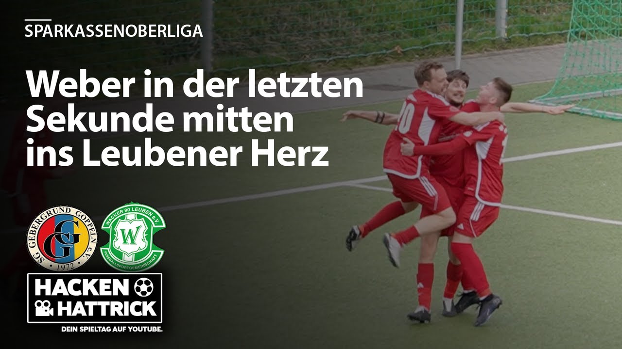 SG Gebergrund Goppeln vs FSG Wacker 90 Dresden Leuben Highlights 20. Spieltag Stadtoberliga Dresden