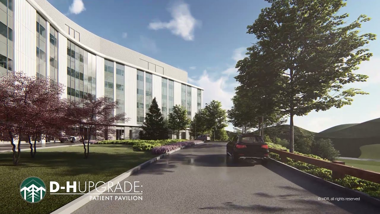 Driving Up to ﻿Dartmouth-Hitchcock Medical Center’s Patient Pavilion
