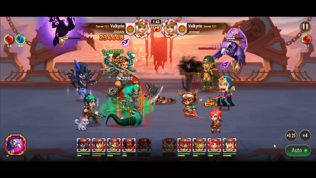 Hero wars- Control heroes vs blind heroes